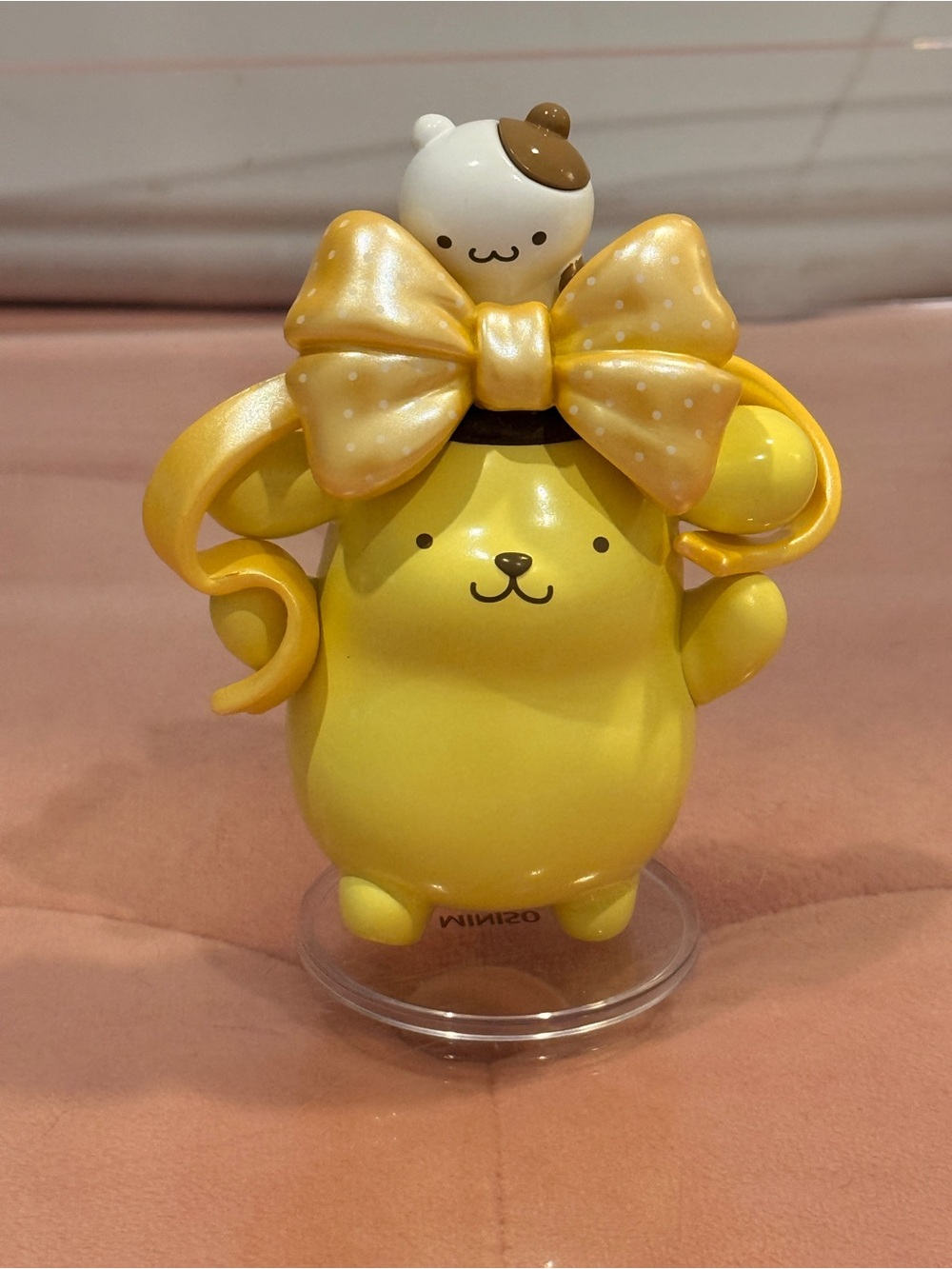 Sanrio Heart Shaped Bow Series - Pompompurin